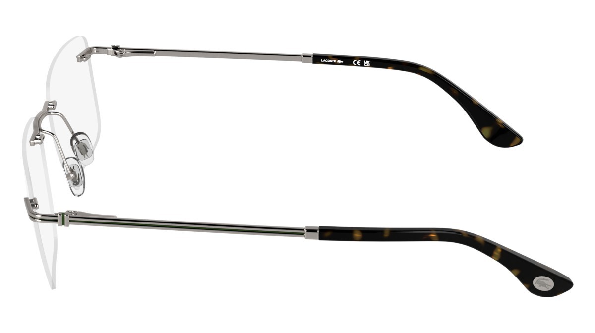 Occhiali da vista Lacoste L2324 (033) colore light gunmetal forma rettangolare 