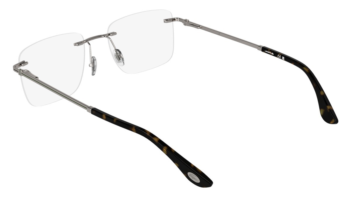 Occhiali da vista Lacoste L2324 (033) colore light gunmetal forma rettangolare 