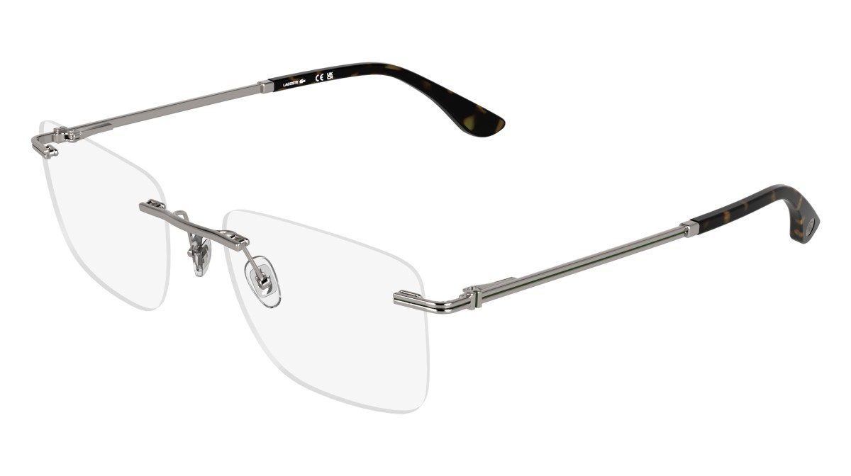 Occhiali da vista Lacoste L2324 (033) colore light gunmetal forma rettangolare 
