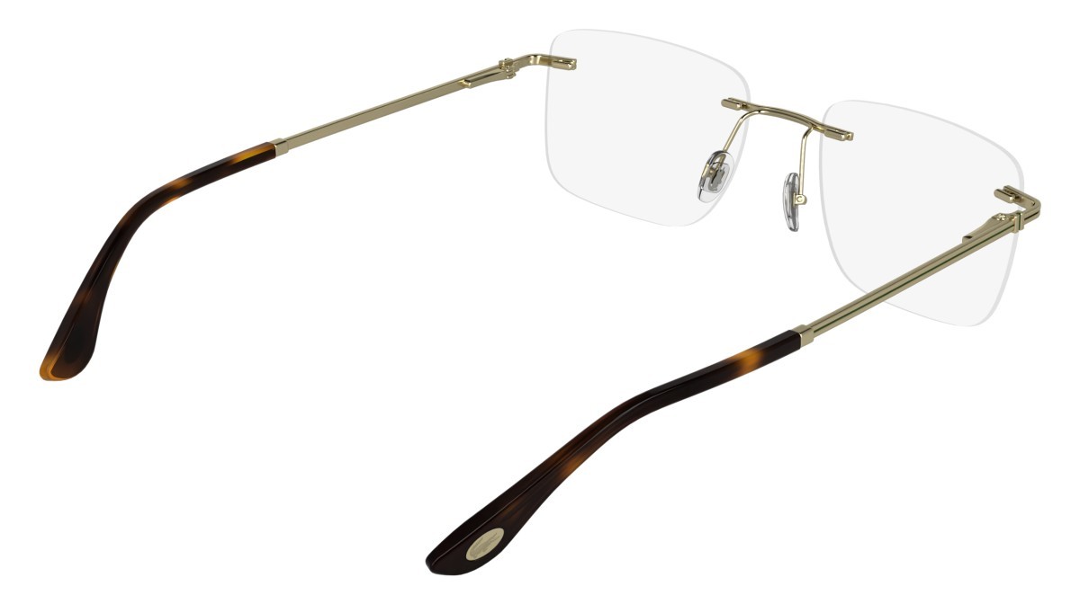 Eyeglasses Lacoste L2324 (713) color matte gold shape rectangle 