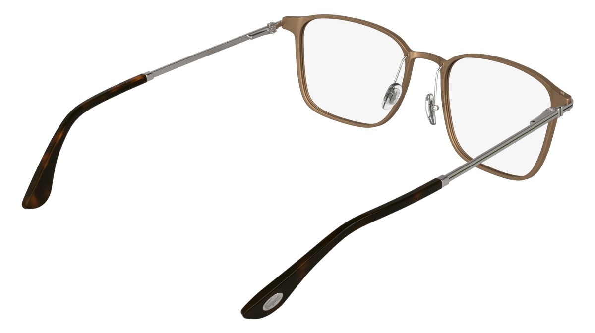 Eyeglasses Lacoste L2325 (750) color matte amber gold shape rectangle 