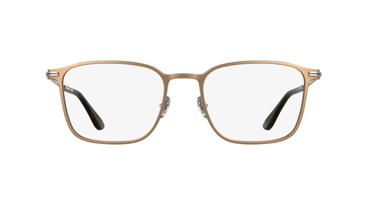 Eyeglasses Lacoste L2325 (750) color matte amber gold shape rectangle 