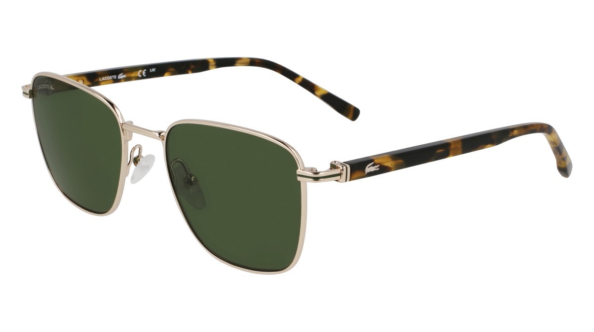 Sunglasses Lacoste L265S N (712) color light gold shape rectangle 