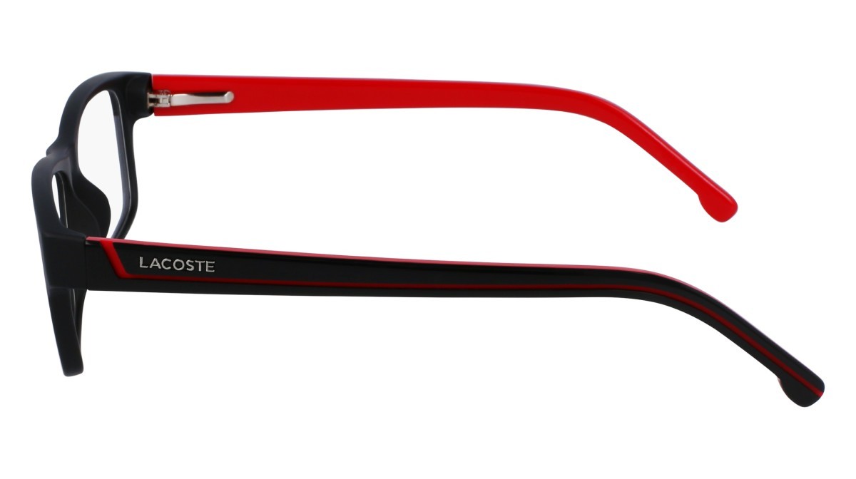 Occhiali da vista Lacoste L2707 ON (004) colore matte black/red forma rettangolare 