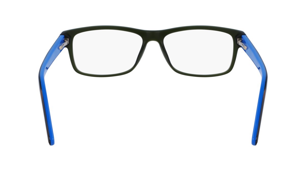 Eyeglasses Lacoste L2707 ON (275) color khaki / havana/blue shape rectangle 