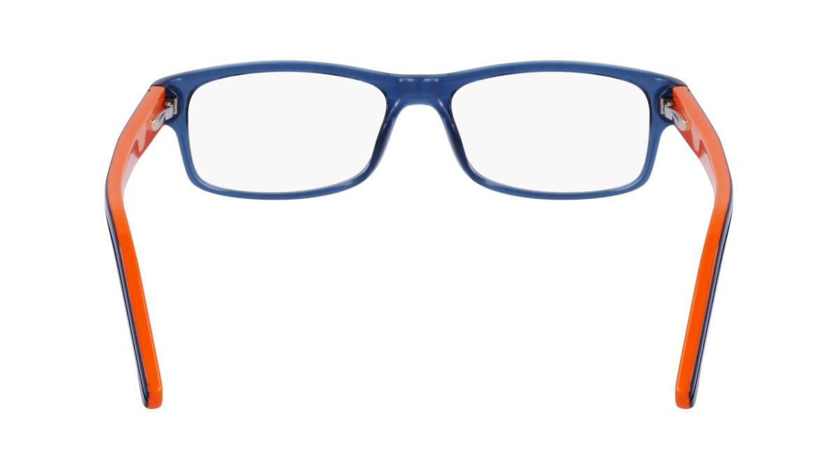 Eyeglasses Lacoste L2707 ON (421) color blue steel/orange shape rectangle 