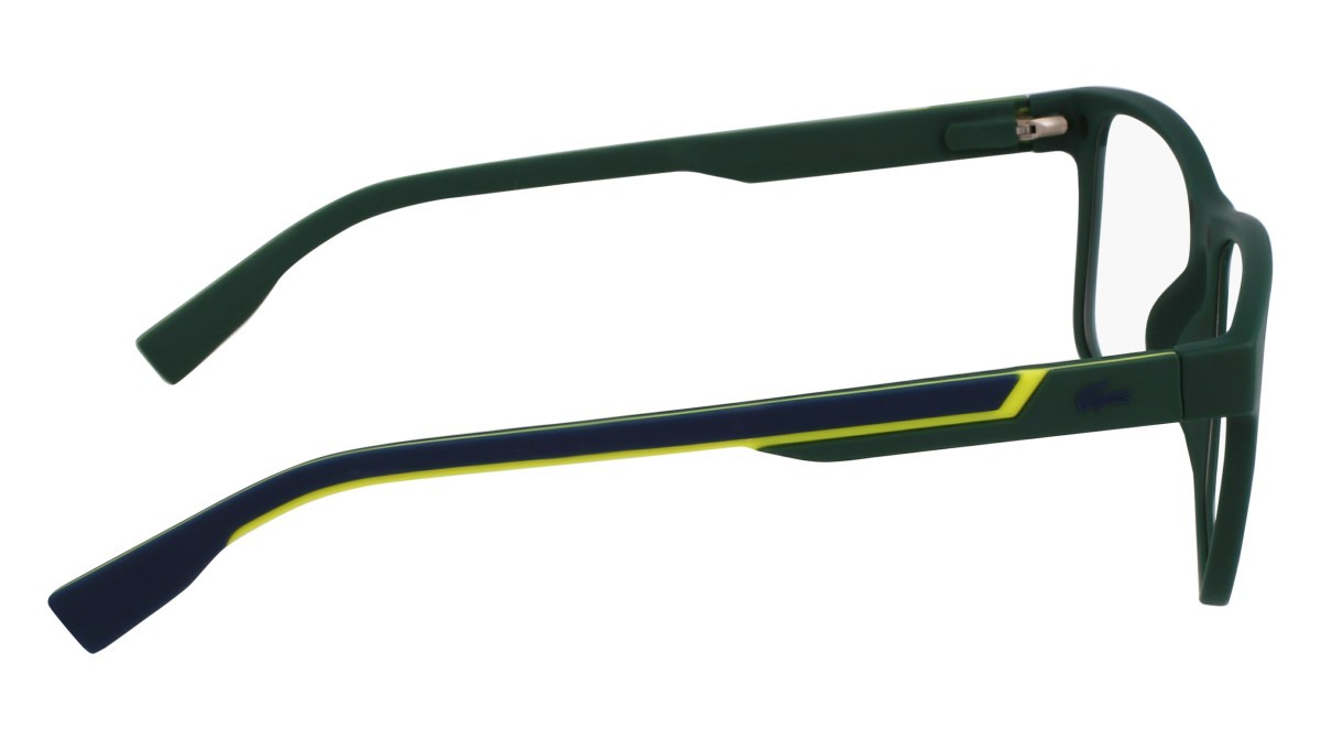 Eyeglasses Lacoste L2707MAG-SET N (301) color green shape rectangle lenses solid blue