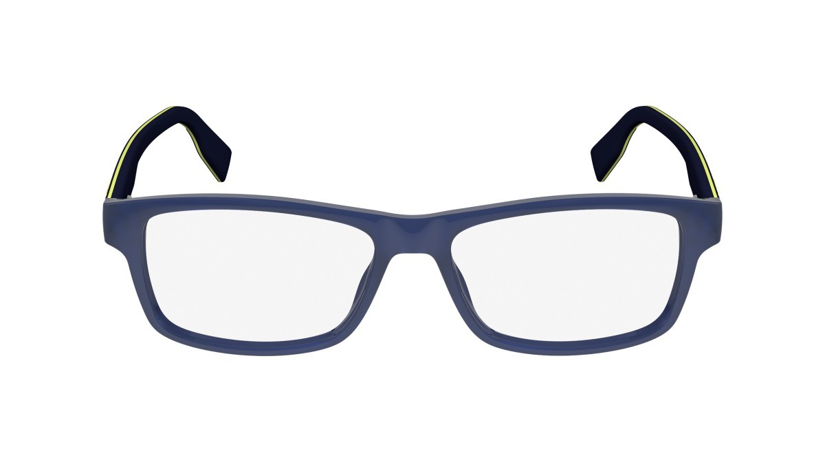Eyeglasses Lacoste L2707N (424) color matte blue shape rectangle 