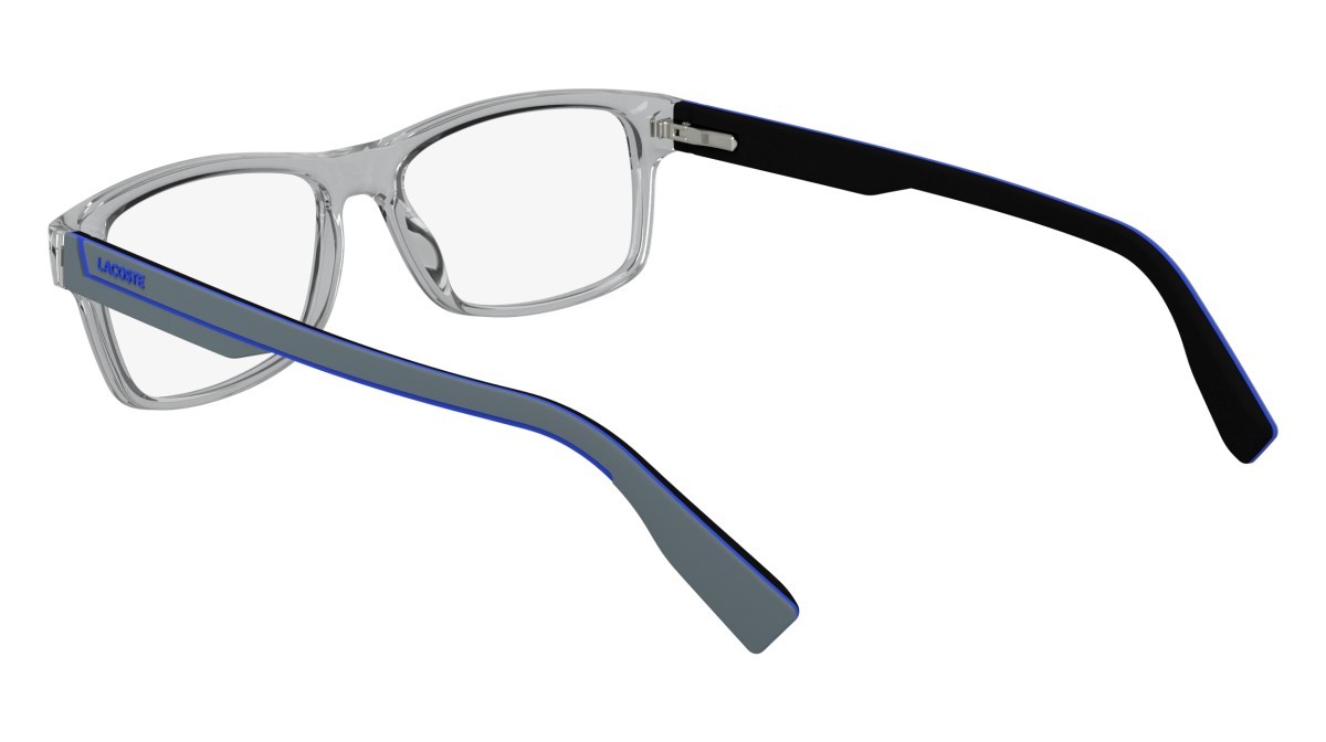 Occhiali da vista Lacoste L2707N N (038) colore crystal light grey forma rettangolare 