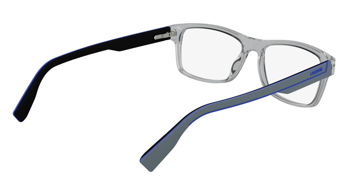 Occhiali da vista Lacoste L2707N N (038) colore crystal light grey forma rettangolare 