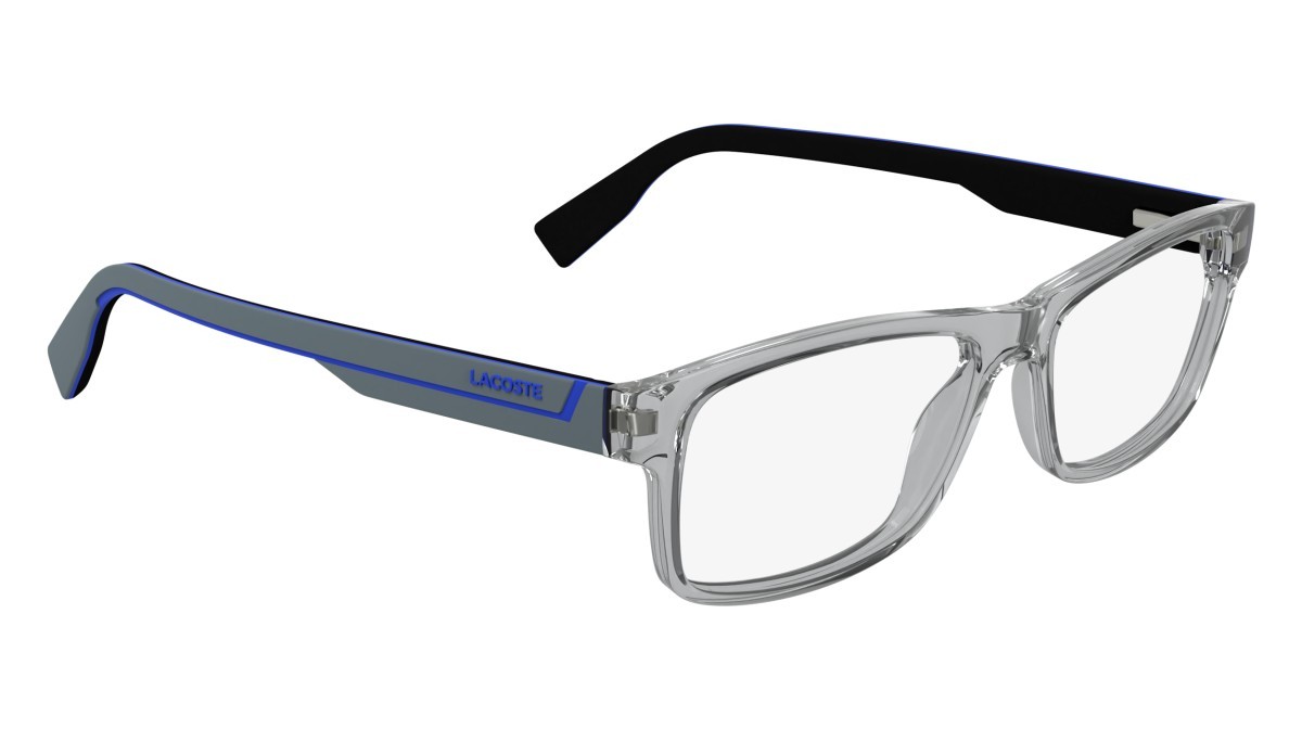 Occhiali da vista Lacoste L2707N N (038) colore crystal light grey forma rettangolare 