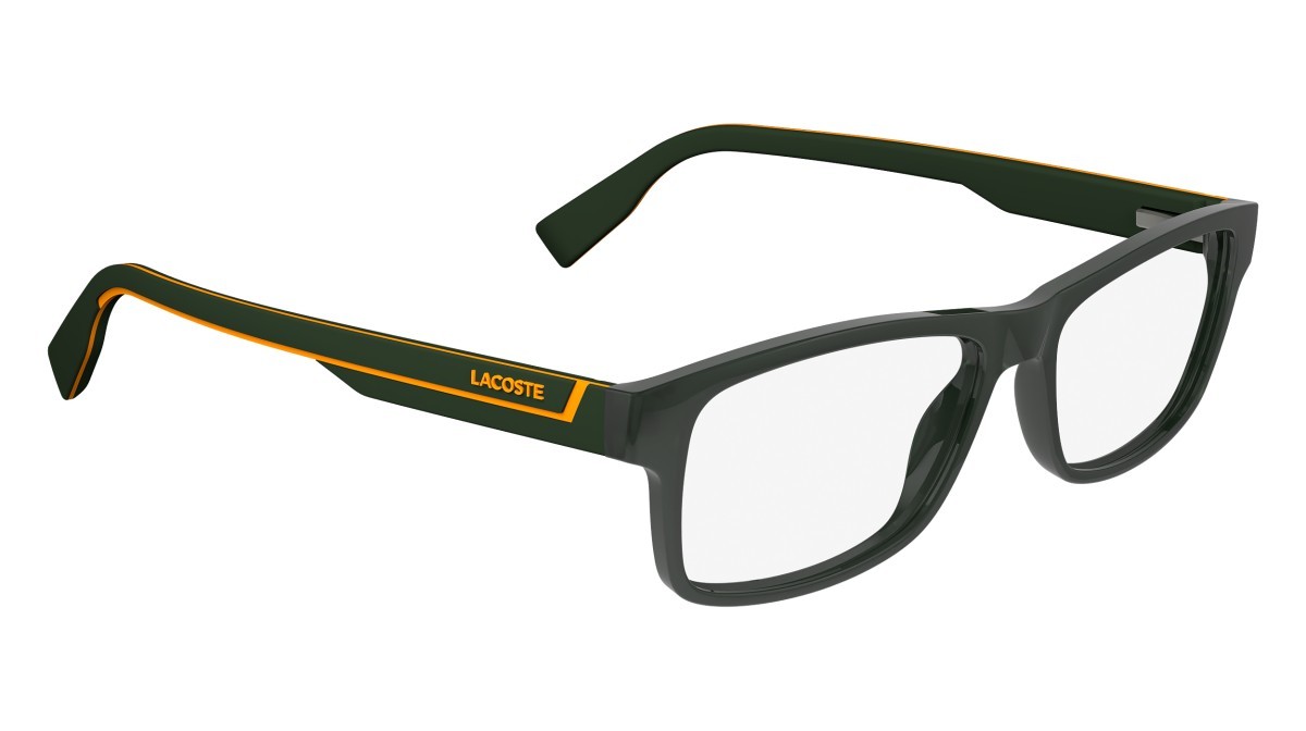 Occhiali da vista Lacoste L2707N N (301) colore matte green forma rettangolare 