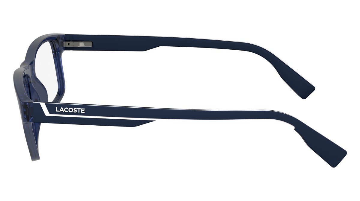 Eyeglasses Lacoste L2707N N (400) color blue avio shape rectangle 