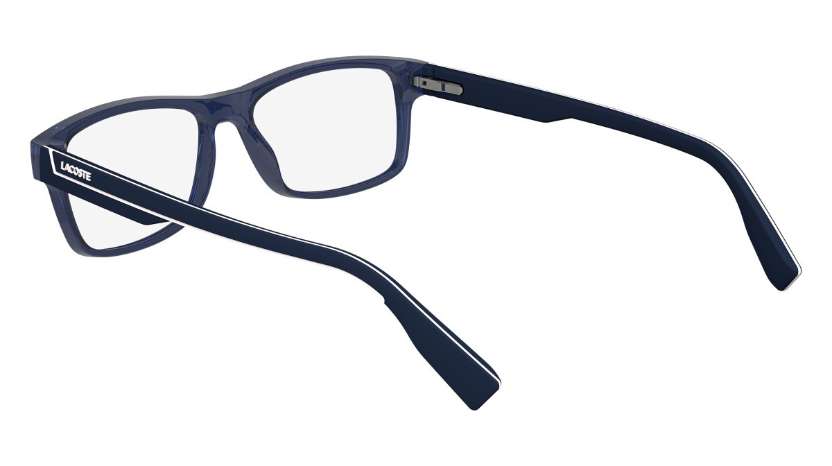 Eyeglasses Lacoste L2707N N (400) color blue avio shape rectangle 