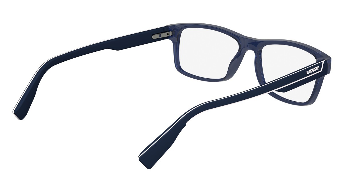 Eyeglasses Lacoste L2707N N (400) color blue avio shape rectangle 