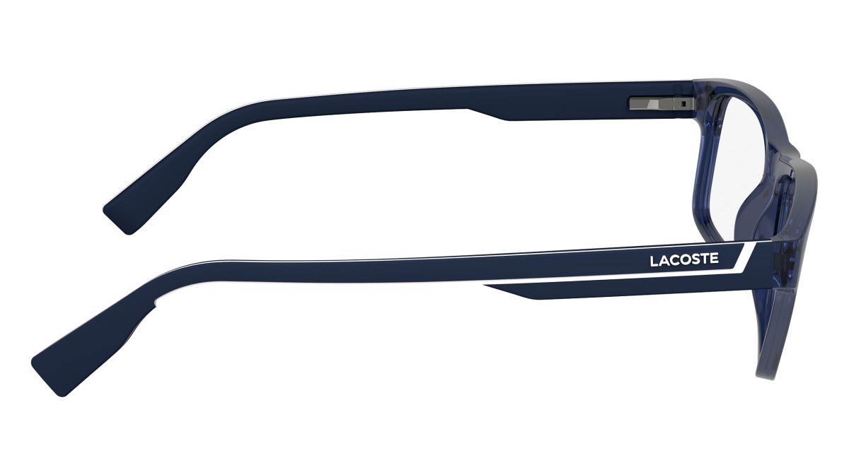 Eyeglasses Lacoste L2707N N (400) color blue avio shape rectangle 
