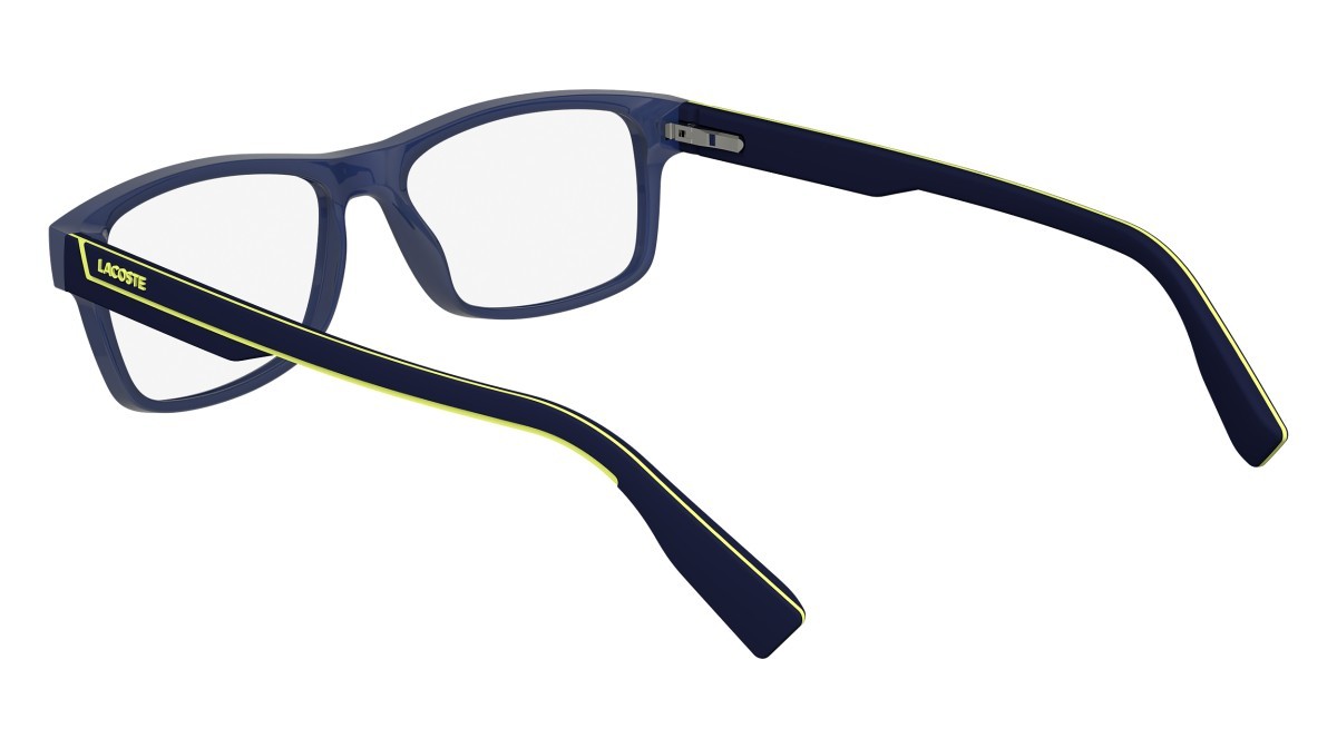 Eyeglasses Lacoste L2707N N (424) color matte blue shape rectangle 