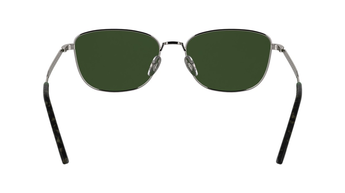 Sunglasses Lacoste L270S (033) color gunmetal shape rectangle lenses solid green