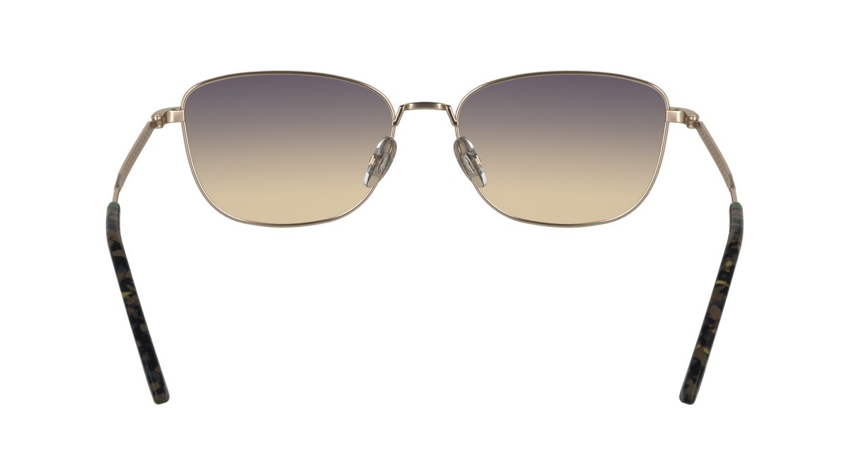 Sunglasses Lacoste L270S (770) color rose gold shape rectangle lenses gradient violet/rose