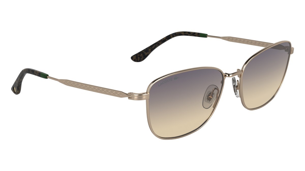 Sunglasses Lacoste L270S (770) color rose gold shape rectangle lenses gradient violet/rose
