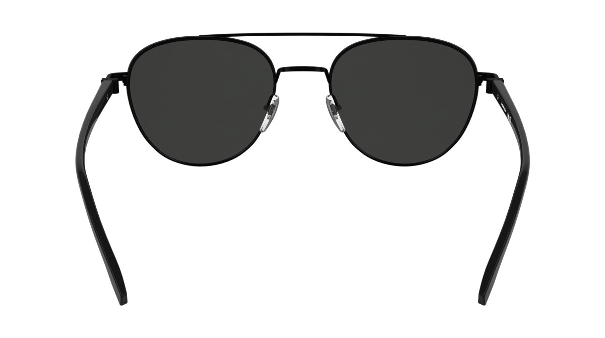 Sunglasses Lacoste L271S (002) color matte black shape rectangle lenses solid grey