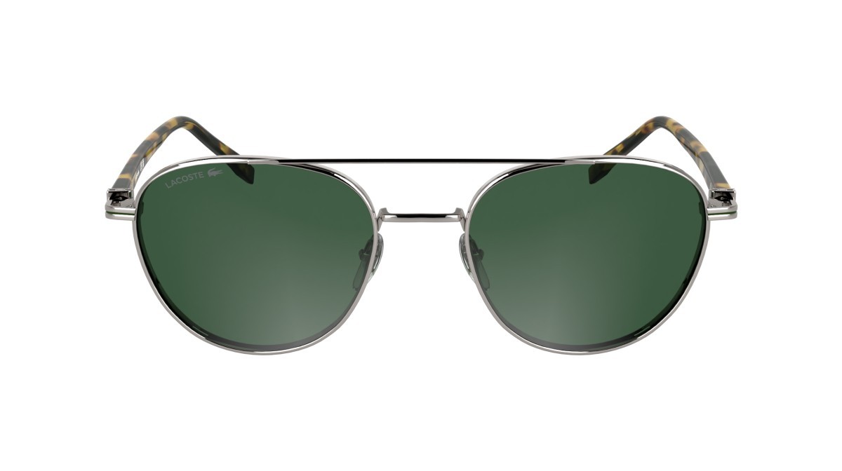 Sonnenbrillen Lacoste L271S (033) farbe gunmetal form rechteckig gläser solid green