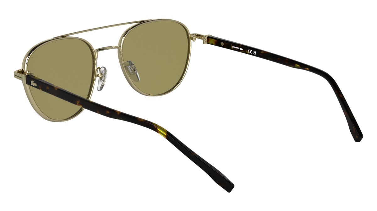Sunglasses Lacoste L271S N (714) color gold shape rectangle 