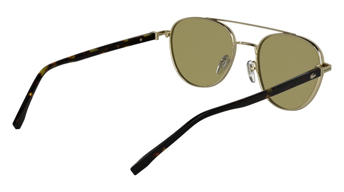 Sunglasses Lacoste L271S N (714) color gold shape rectangle 
