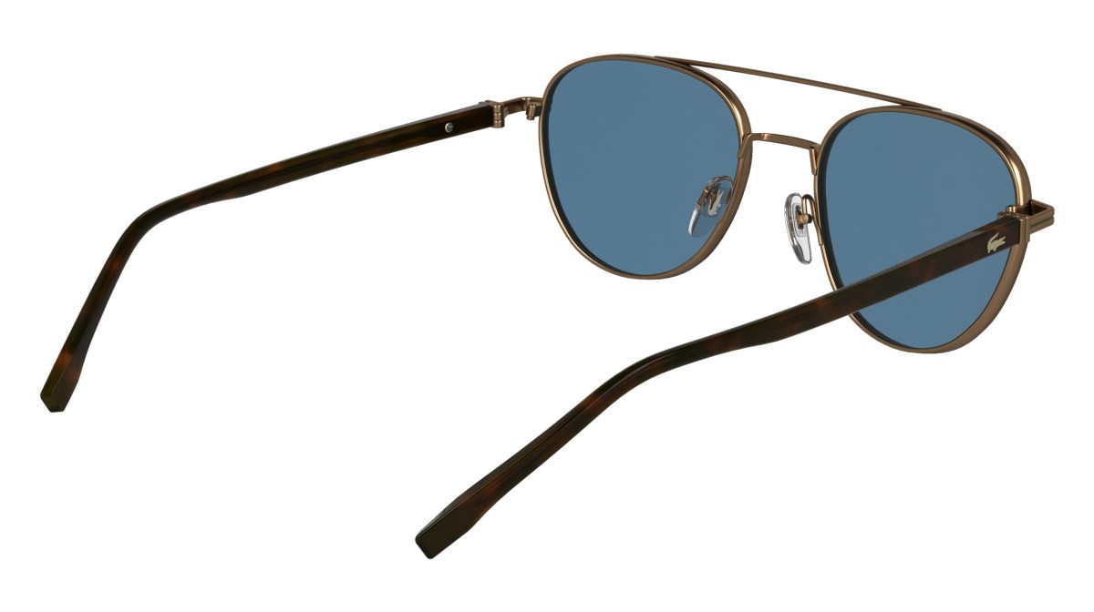 Sunglasses Lacoste L271S N (750) color amber gold shape rectangle 