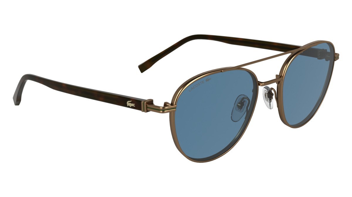 Sunglasses Lacoste L271S N (750) color amber gold shape rectangle 