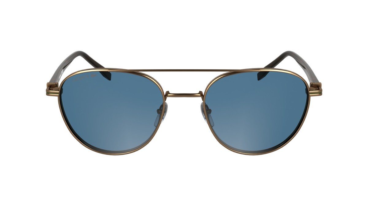Sunglasses Lacoste L271S N (750) color amber gold shape rectangle 