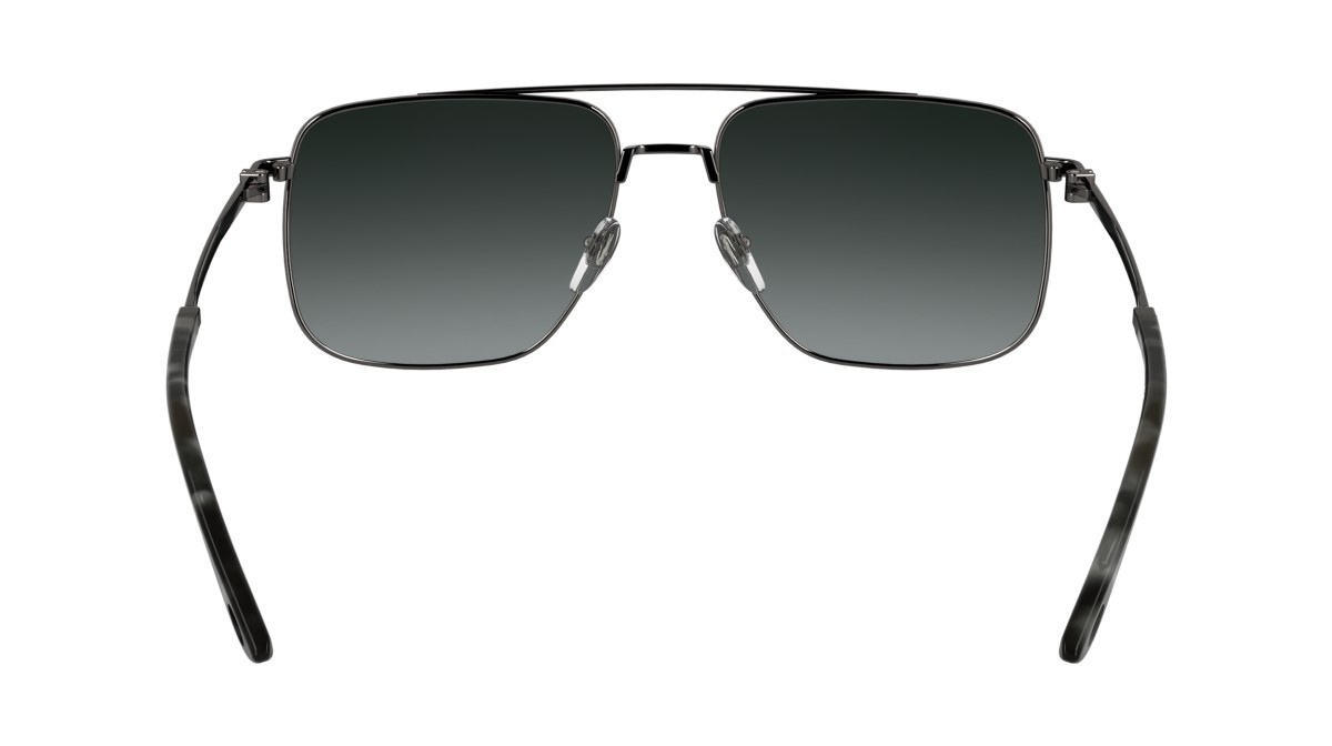 Occhiali da sole Lacoste L272S (035) colore dark gunmetal forma rettangolare lenti gradient grey