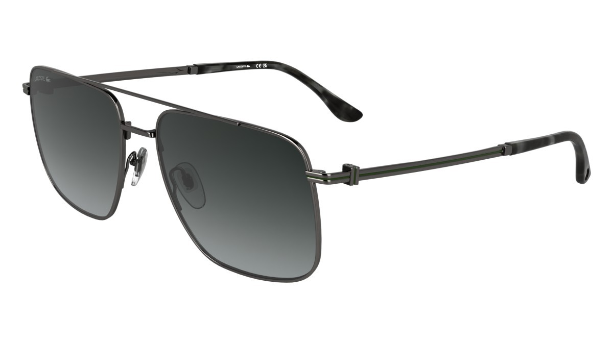 Sunglasses Lacoste L272S N (035) color dark gunmetal shape rectangle 