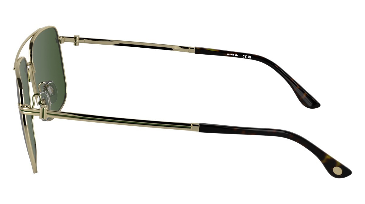 Sunglasses Lacoste L272S N (714) color gold shape rectangle 