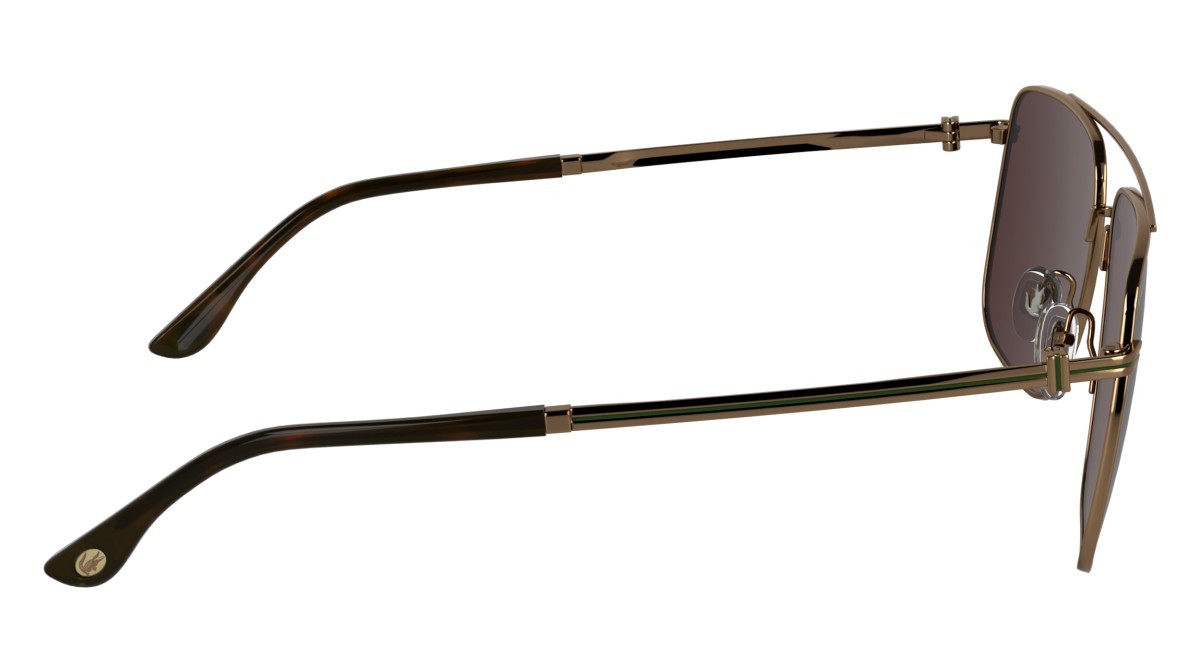 Sunglasses Lacoste L272S N (750) color amber gold shape rectangle 