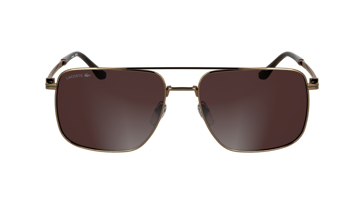 Sunglasses Lacoste L272S N (750) color amber gold shape rectangle 