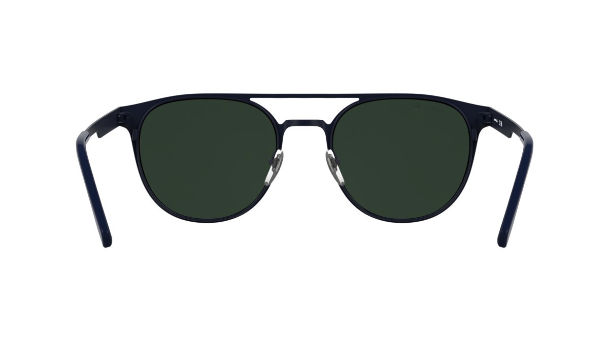 Sunglasses Lacoste L275S (424) color matte blue shape round lenses solid blue