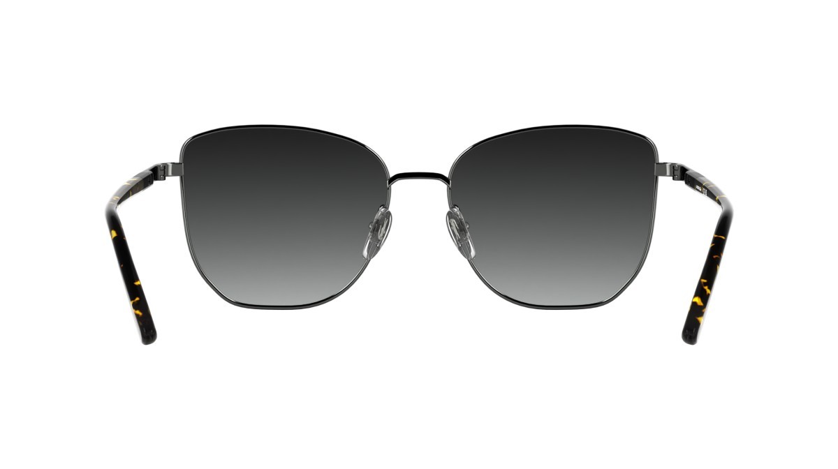 Sunglasses Lacoste L276S (039) color dark gunmetal shape aviator lenses gradient grey