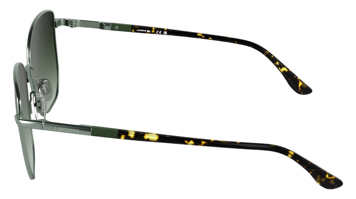 Sunglasses Lacoste L276S (301) color green shape aviator lenses green gradient