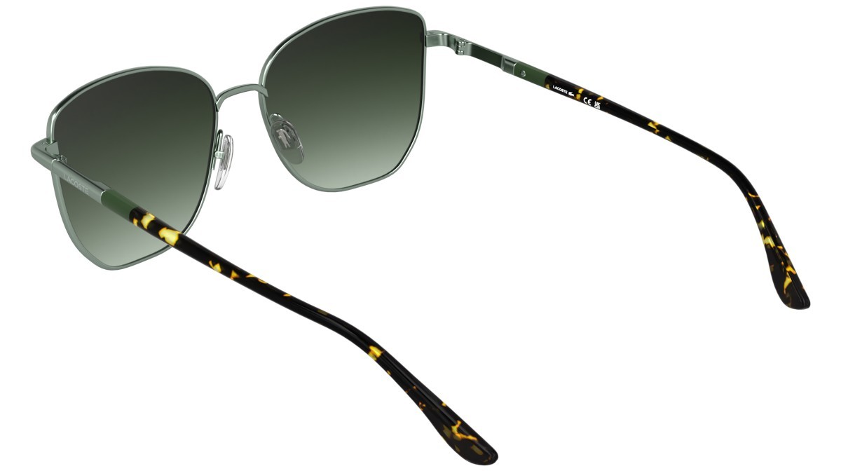 Sunglasses Lacoste L276S (301) color green shape aviator lenses green gradient