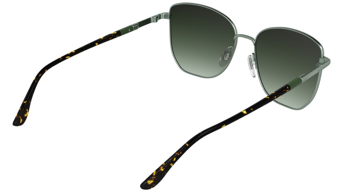 Sunglasses Lacoste L276S (301) color green shape aviator lenses green gradient