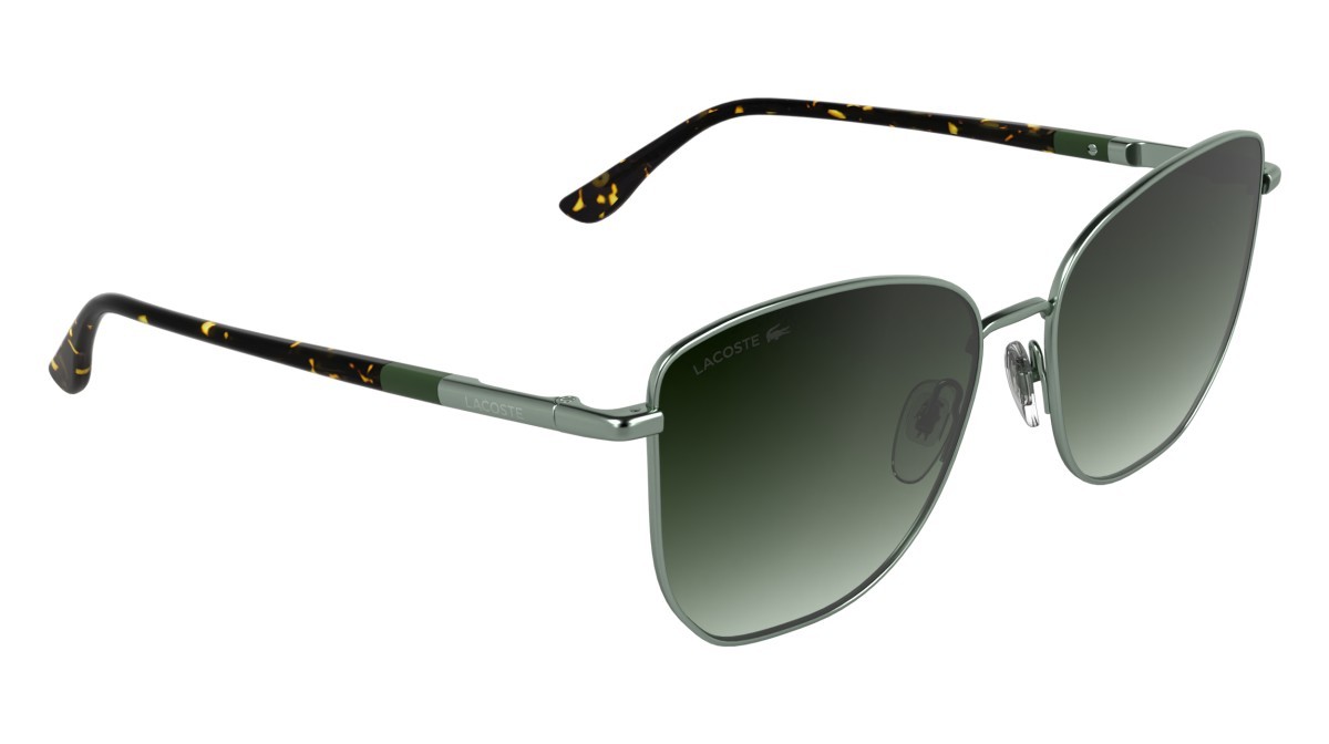 Sunglasses Lacoste L276S (301) color green shape aviator lenses green gradient