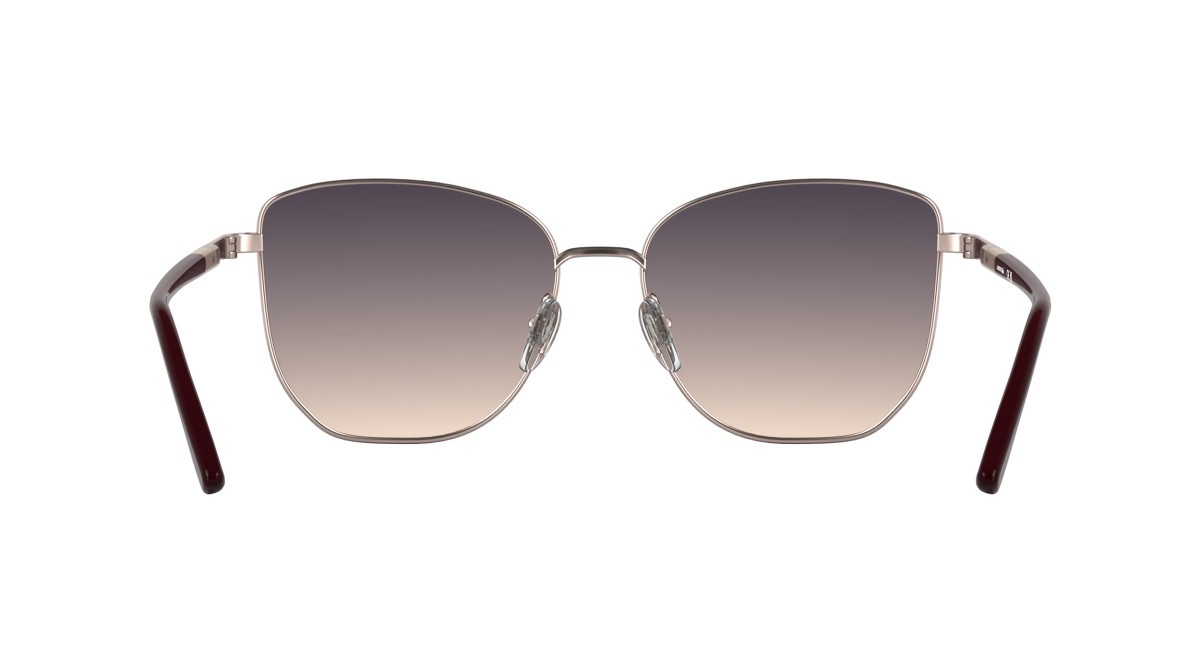 Sunglasses Lacoste L276S (662) color light rose shape aviator lenses gradient purple nude