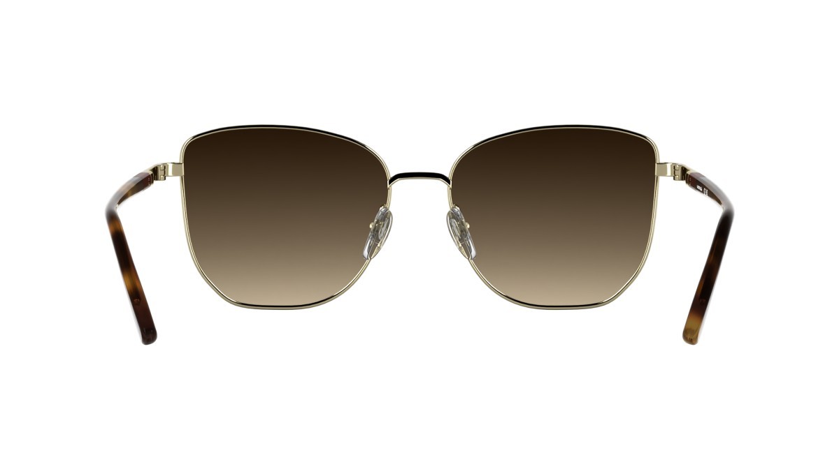 Sunglasses Lacoste L276S (714) color gold shape aviator lenses gradient bruwn