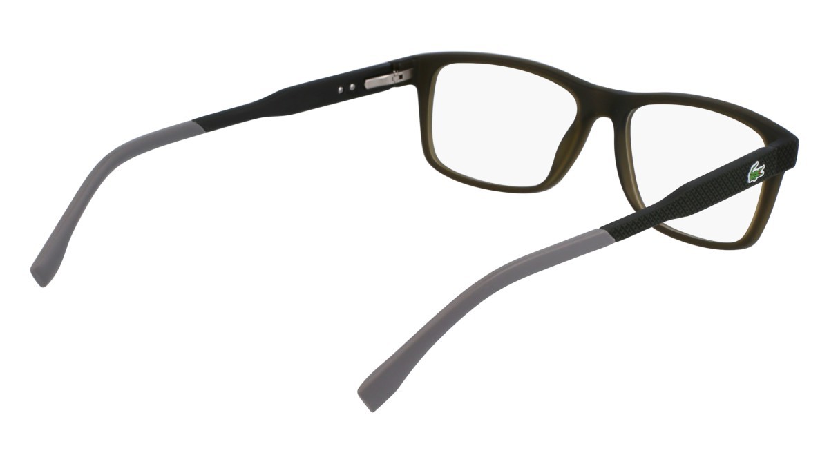 Eyeglasses Lacoste L2876 N (275) color transparent khaki shape rectangle 