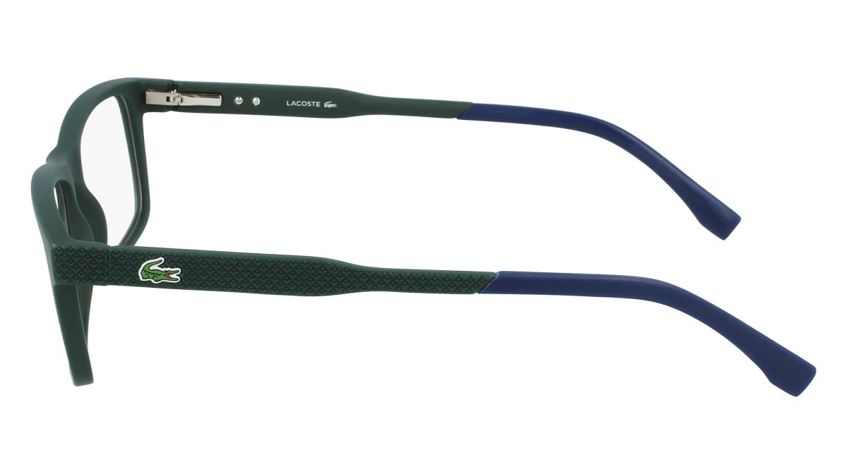 Eyeglasses Lacoste L2876 N (315) color green matte shape rectangle 