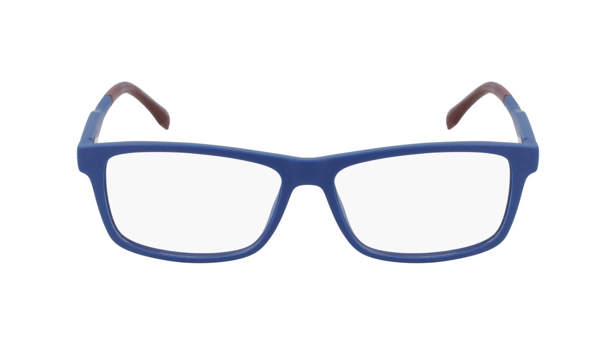 Eyeglasses Lacoste L2876 N (424) color blue matte shape rectangle 