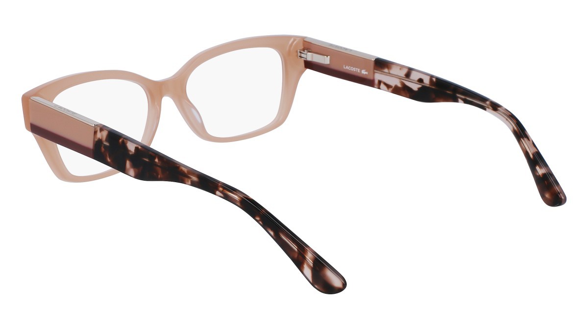 Brillen Lacoste L2907 (681) farbe peach opaline form rechteckig 