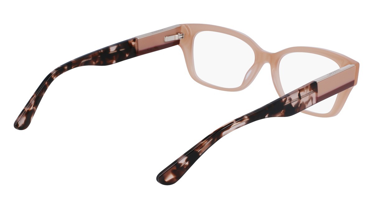 Brillen Lacoste L2907 (681) farbe peach opaline form rechteckig 