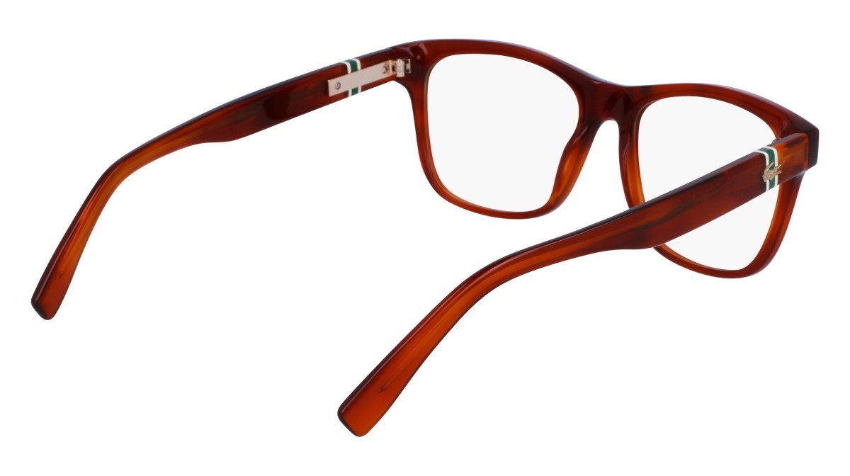Brillen Lacoste L2933 (218) farbe blonde havana form rechteckig gläser demo